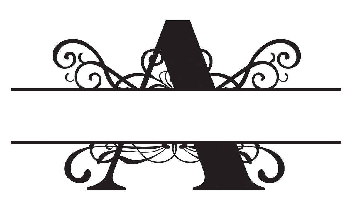 Personalized Scroll Monogram Coir Mat 18"x30"