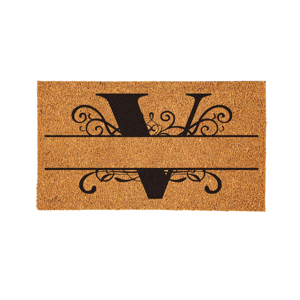Personalized Scroll Monogram Coir Mat 18"x30", Slide 23 of 40