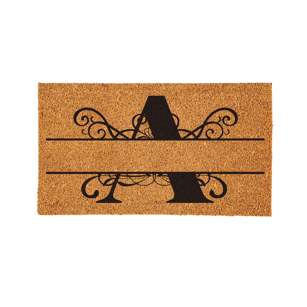 Personalized Scroll Monogram Coir Mat 18"x30", Slide 28 of 40