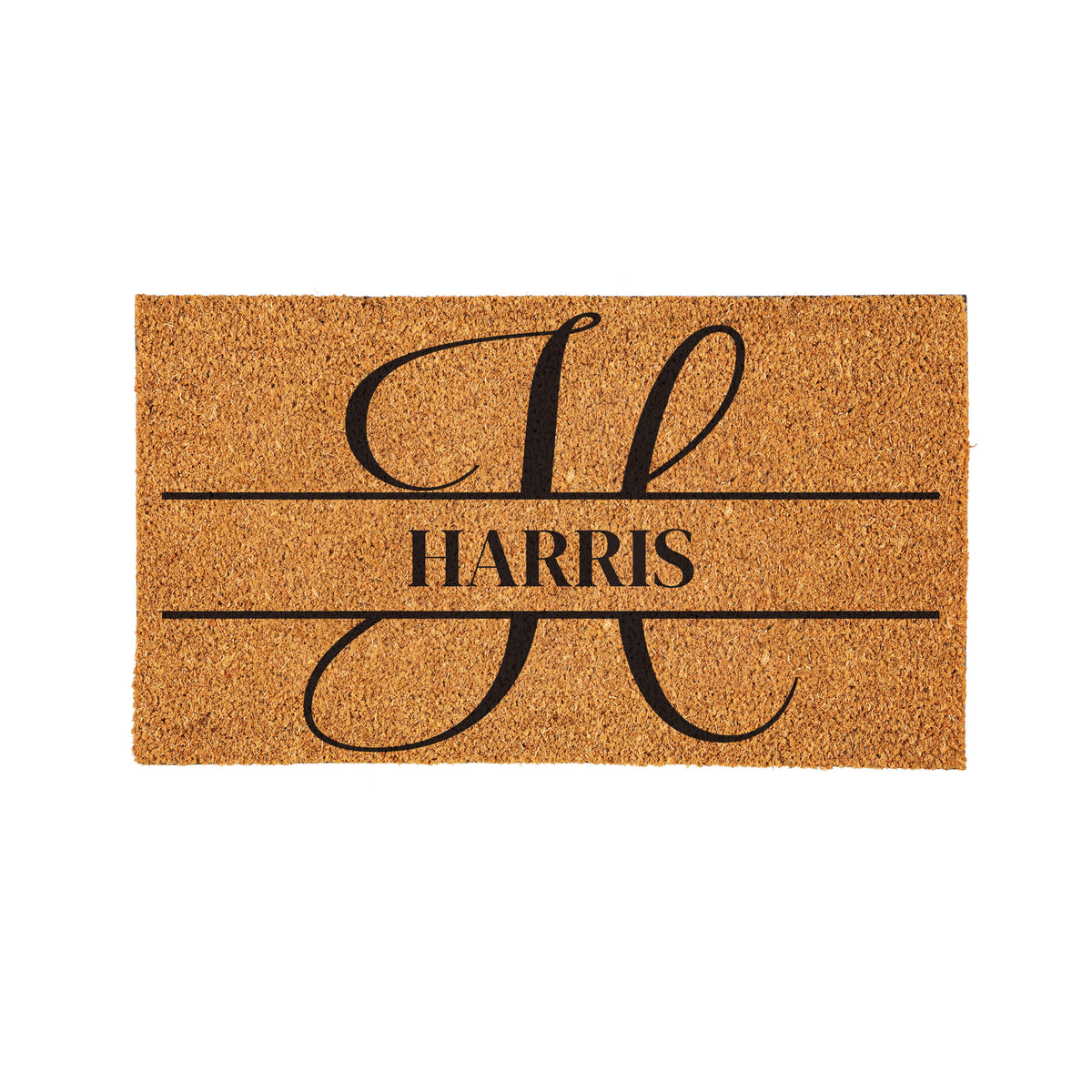 Modern Personalized Monogram Coir Mat 18"x30", Slide 35 of 40