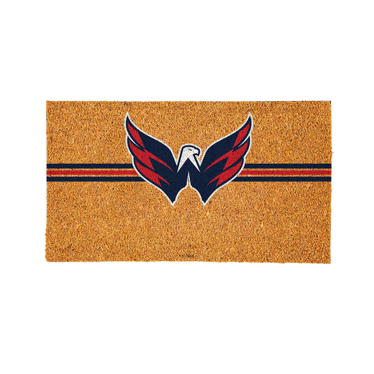 Washington Capitals Personalized Mat, Natural Coir with Color Logo, 30" x 18", Slide 10 of 15