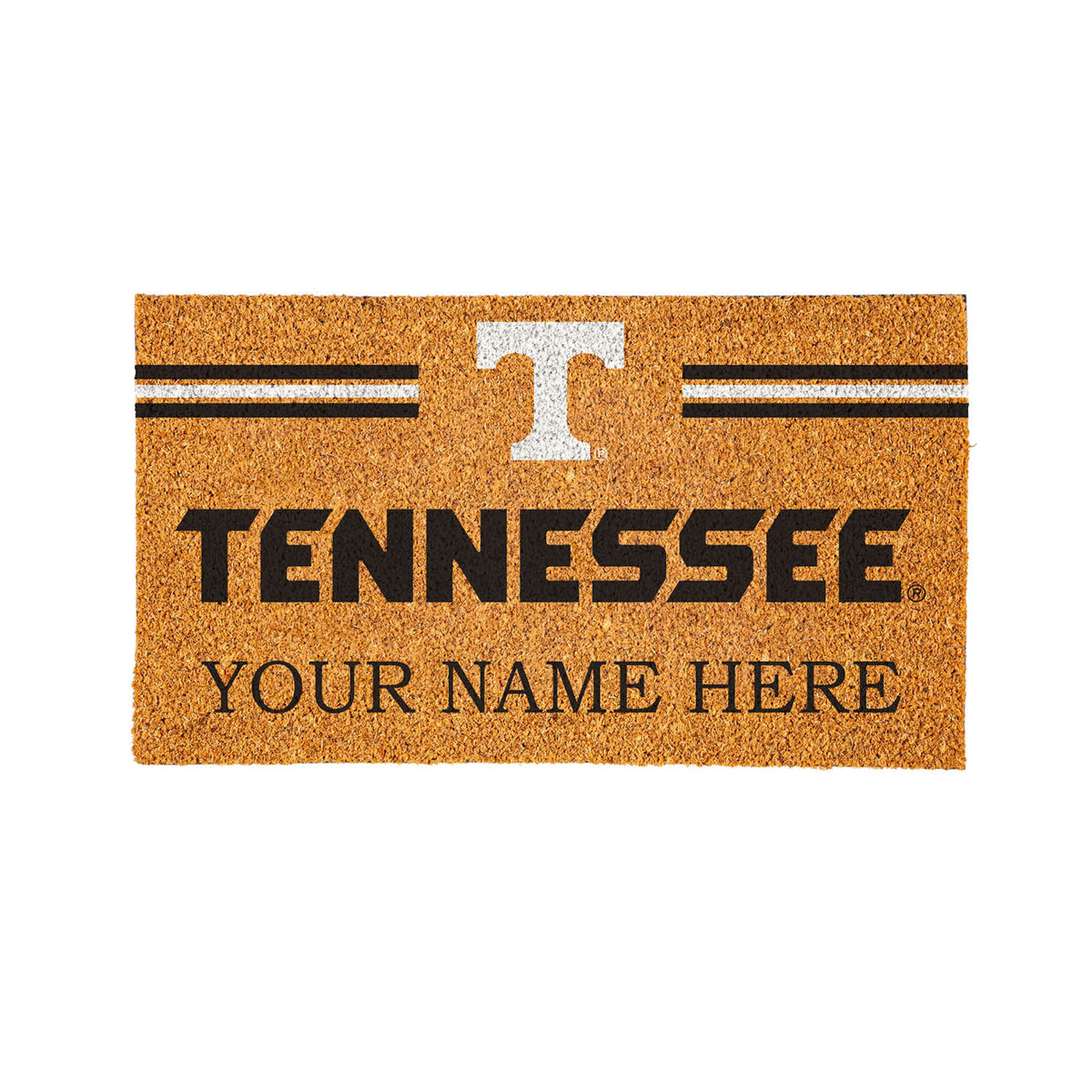 University of Tennessee Personalized Mat, Natural Coir with Color Logo, 30" x 18", Slide 13 of 15