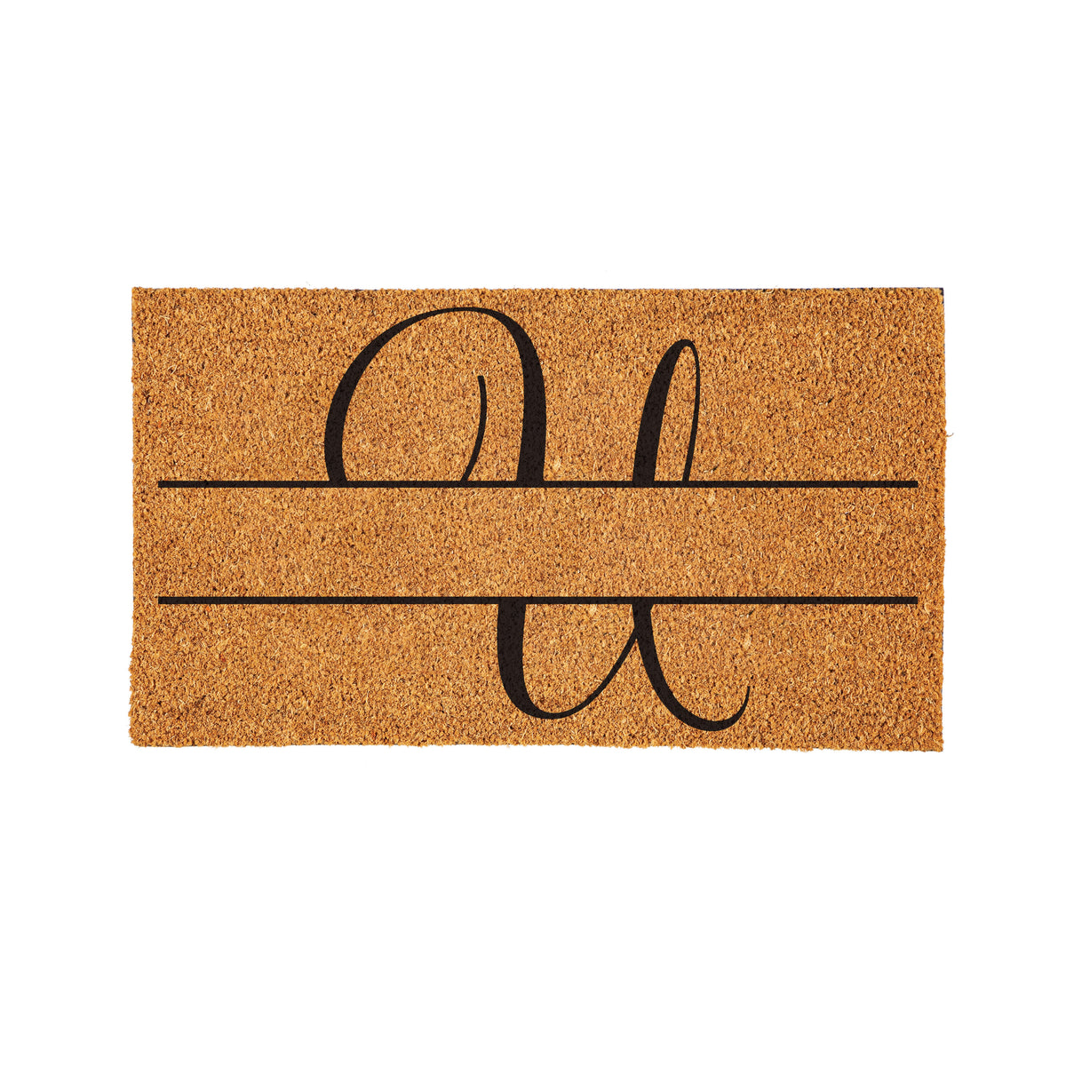 Modern Personalized Monogram Coir Mat 18"x30", Slide 22 of 40