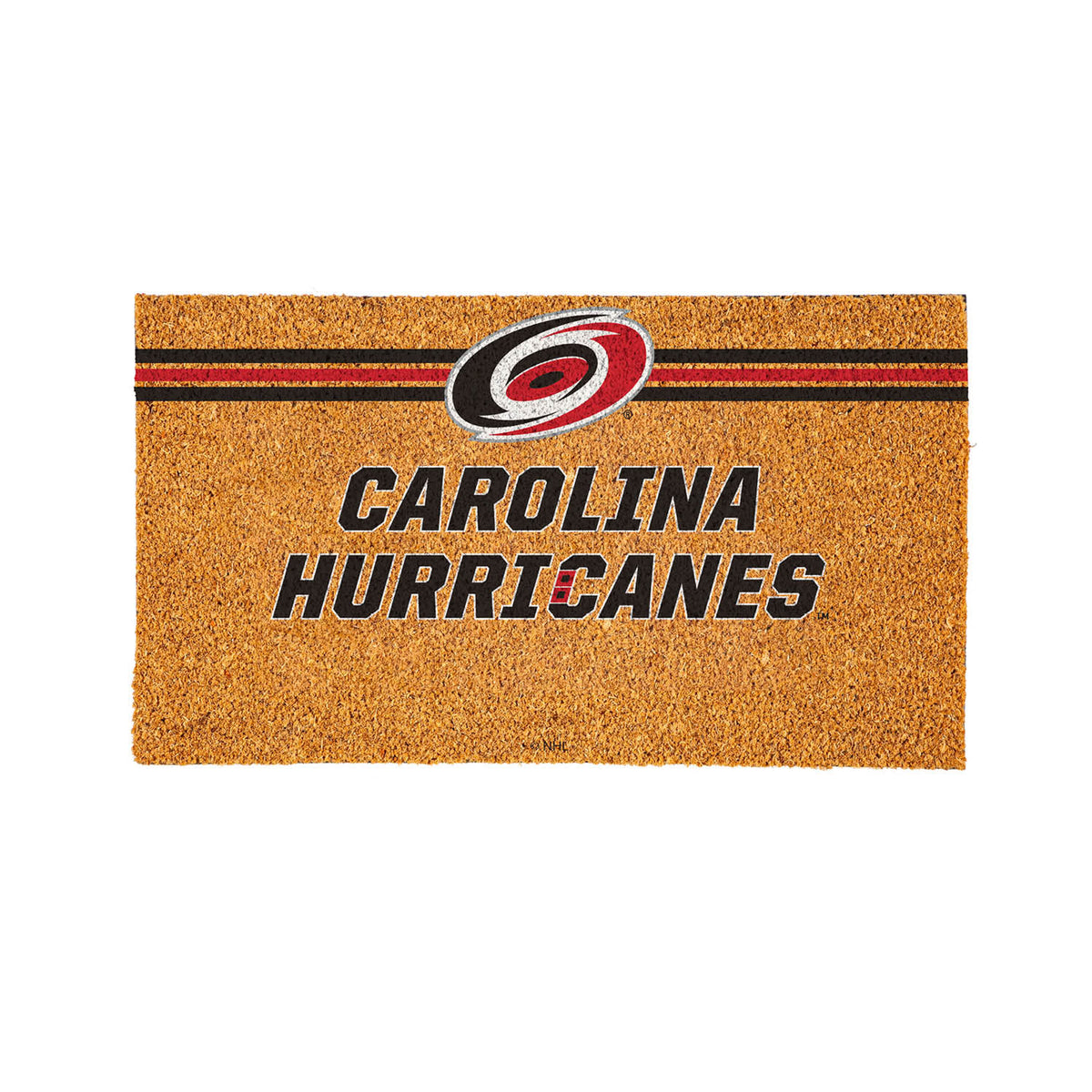 Carolina Hurricanes Personalized Mat, Natural Coir with Color Logo, 30" x 18", Slide 13 of 15
