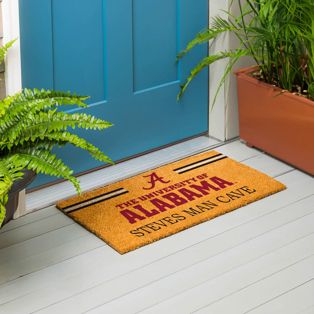 University of Alabama Personalized Mat, Natural Coir with Color Logo, 30" x 18", Slide 14 of 15