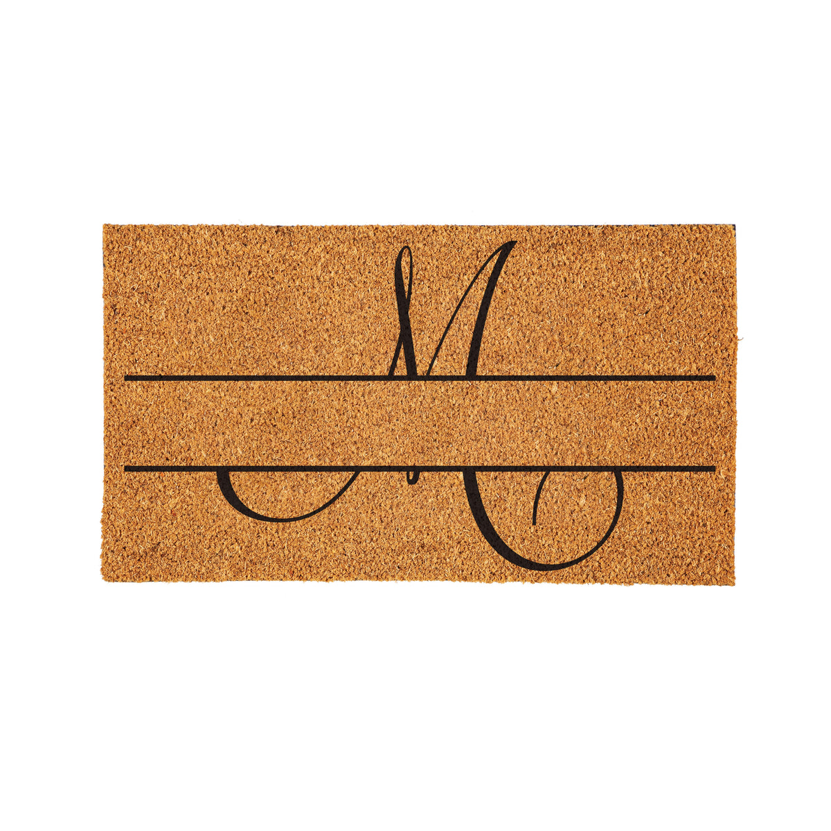 Modern Personalized Monogram Coir Mat 18"x30", Slide 14 of 40