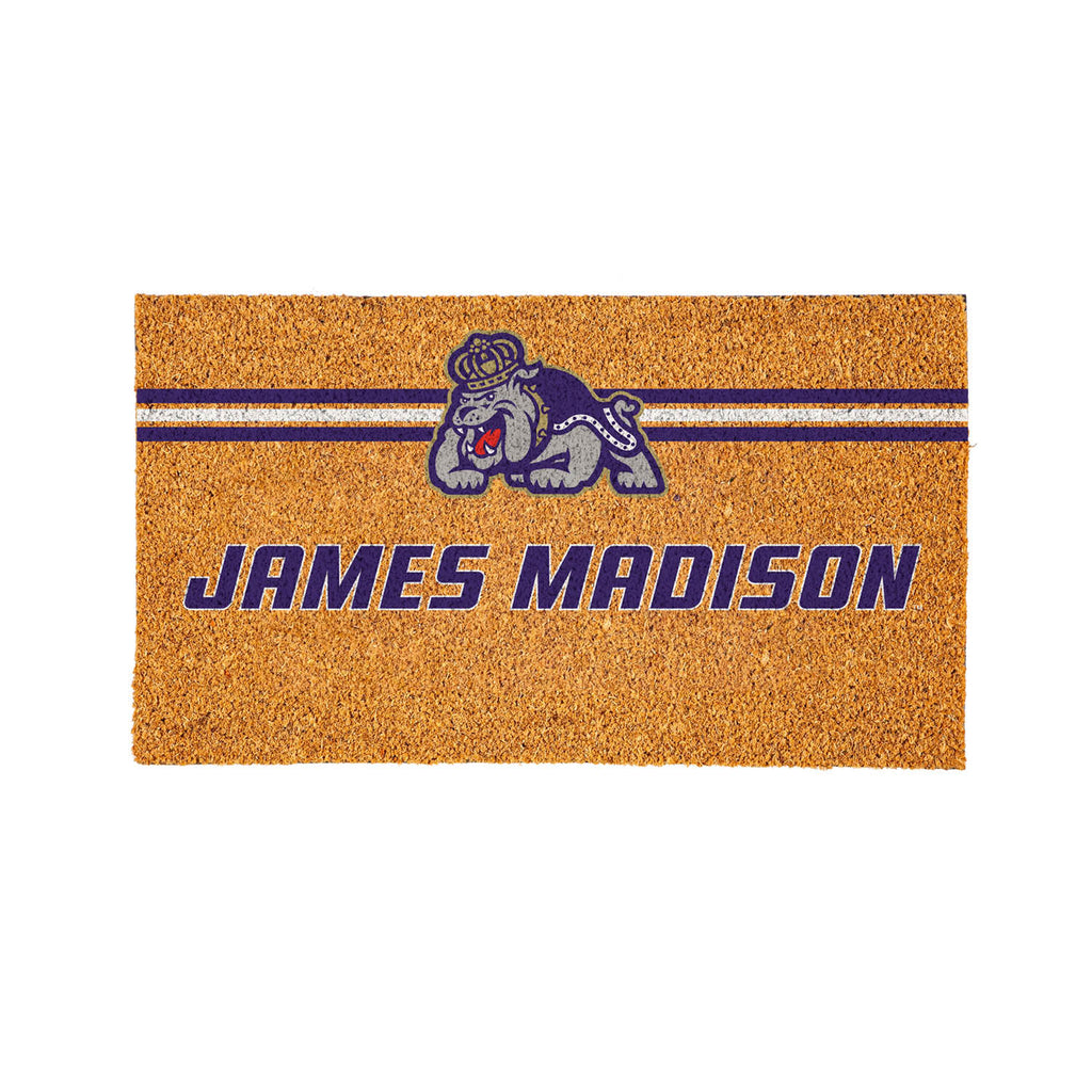 James Madison University Personalized Mat, Natural Coir with Color Logo, 30" x 18", Slide 14 of 15