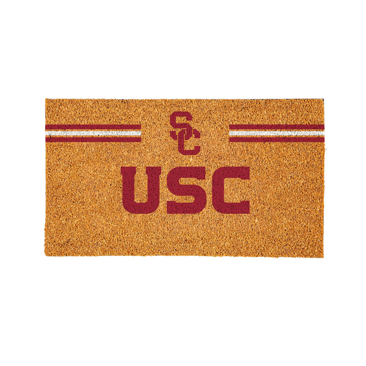 University of Southern California Personalized Mat, Natural Coir with Color Logo, 30" x 18", Slide 14 of 15
