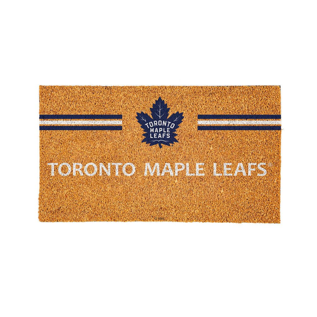 Toronto Maple Leafs Personalized Mat, Natural Coir with Color Logo, 30" x 18", Slide 15 of 15