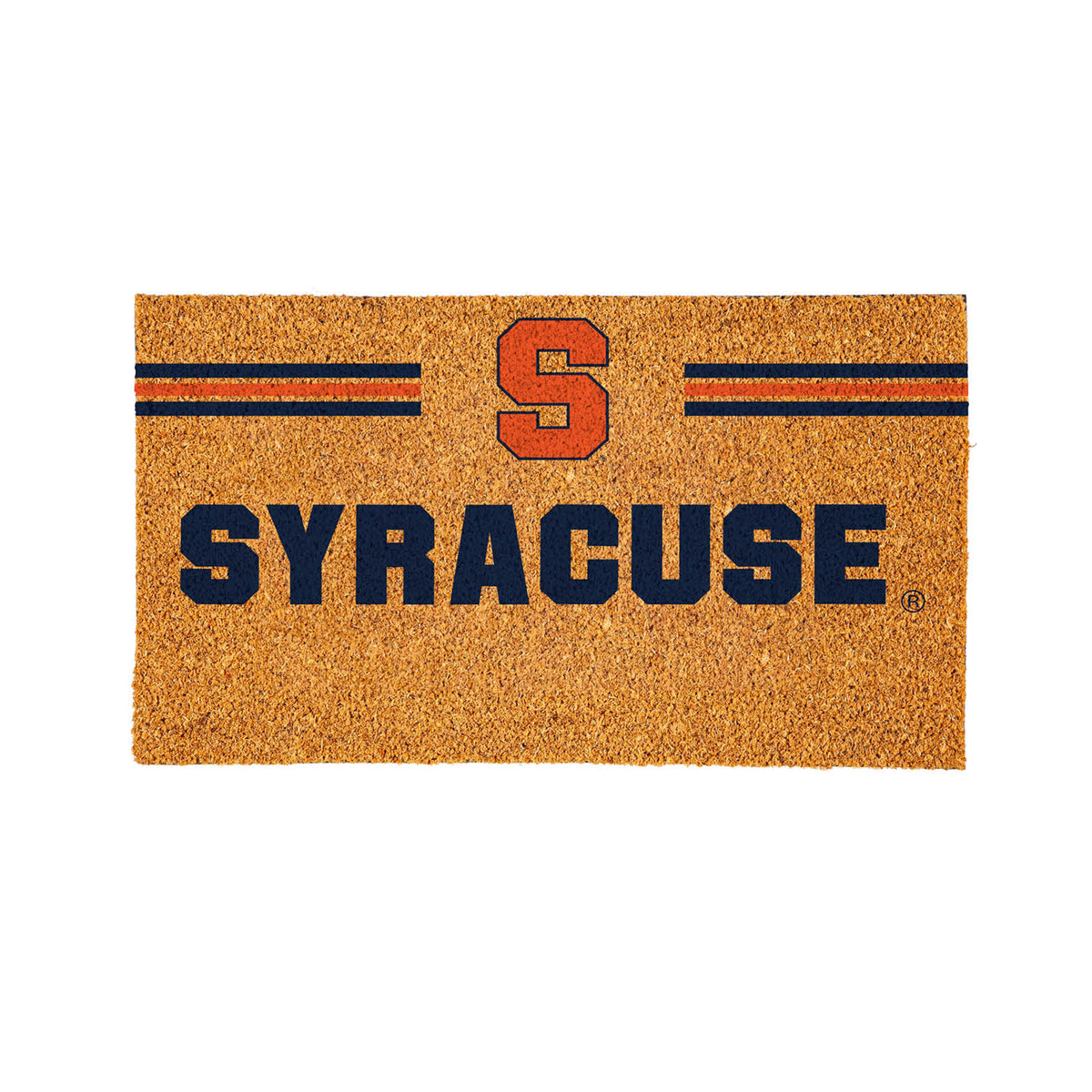 Syracuse University Personalized Mat, Natural Coir with Color Logo, 30" x 18", Slide 9 of 15