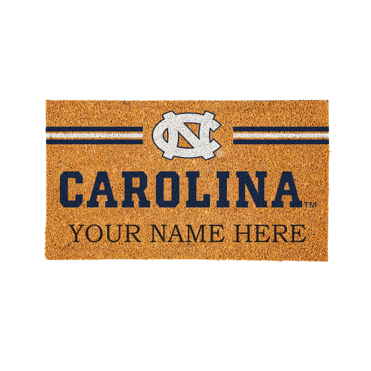 University of North Carolina Personalized Mat, Natural Coir with Color Logo, 30" x 18", Slide 9 of 15