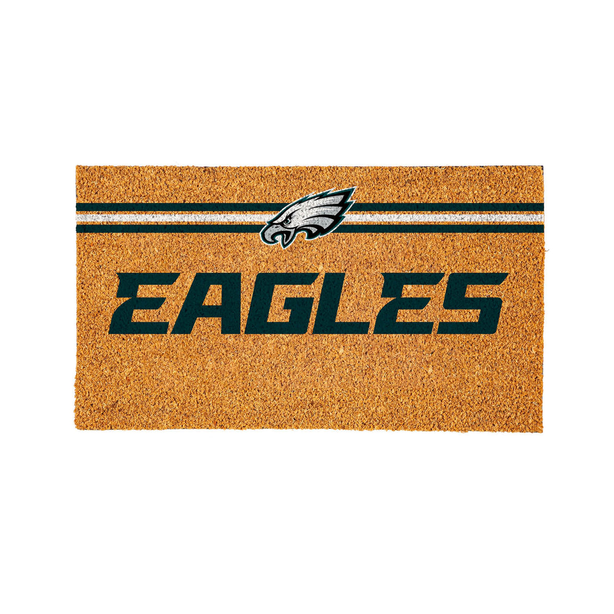 Philadelphia Eagles Personalized Mat, Natural Coir with Color Logo, 30" x 18", Slide 11 of 15