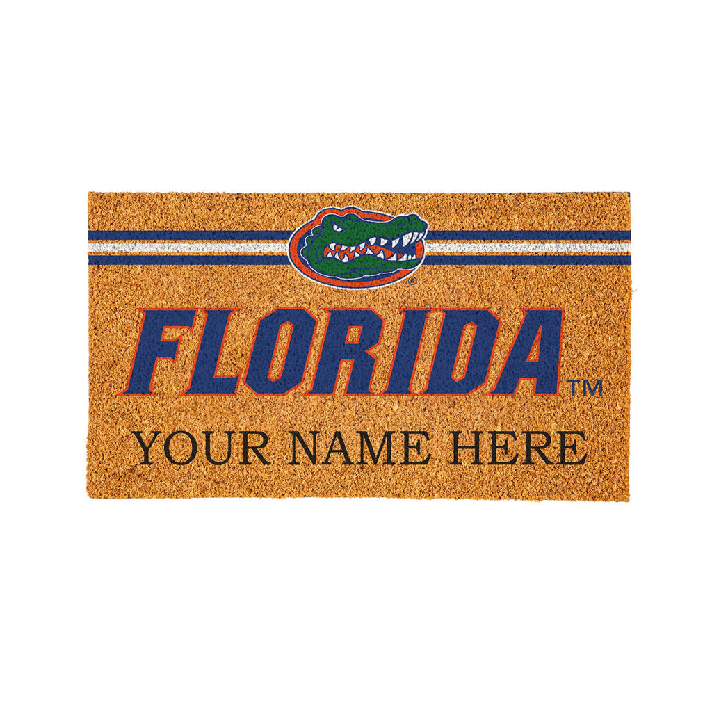 University of Florida Personalized Mat, Natural Coir with Color Logo, 30" x 18", Slide 9 of 15
