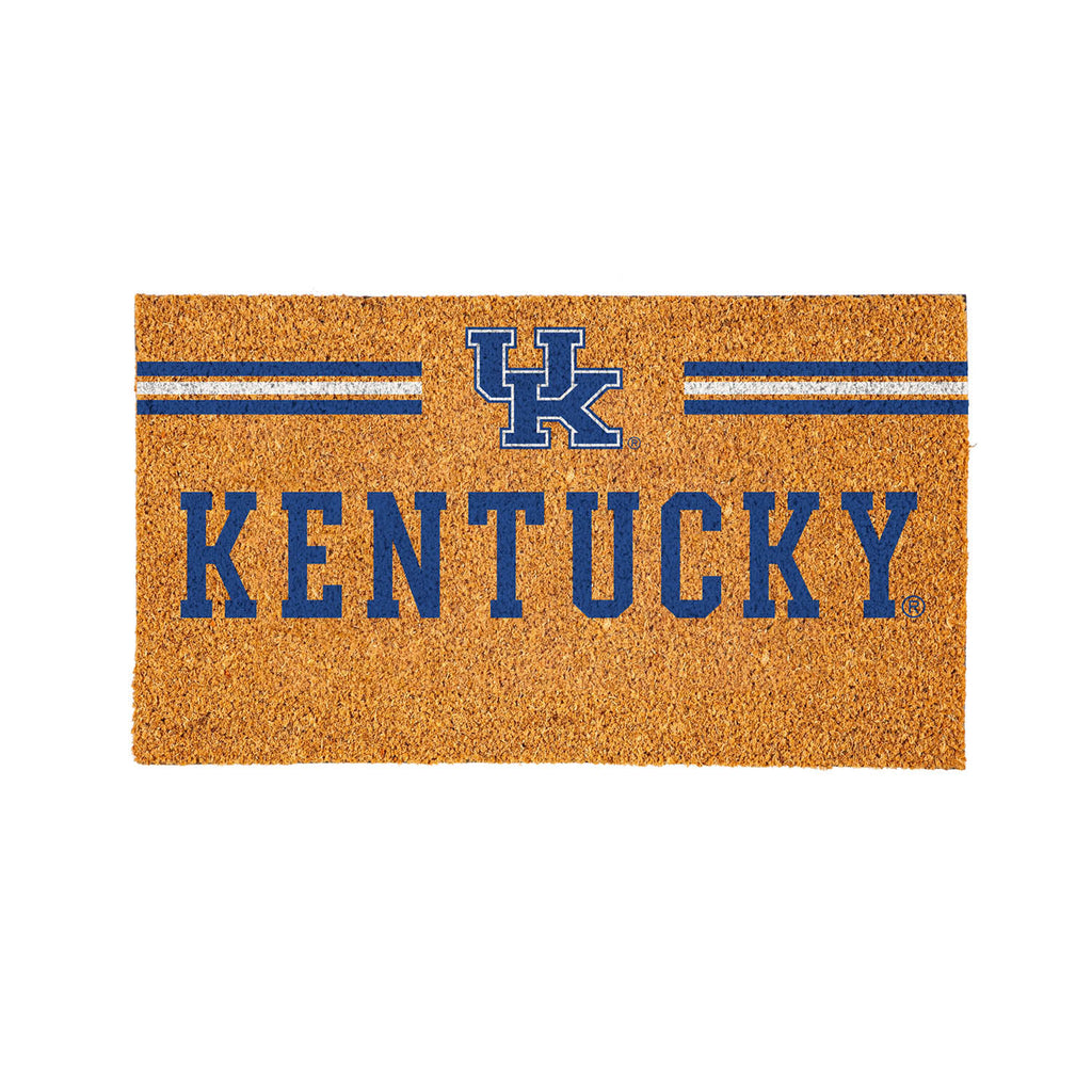 University of Kentucky Personalized Mat, Natural Coir with Color Logo, 30" x 18", Slide 11 of 15