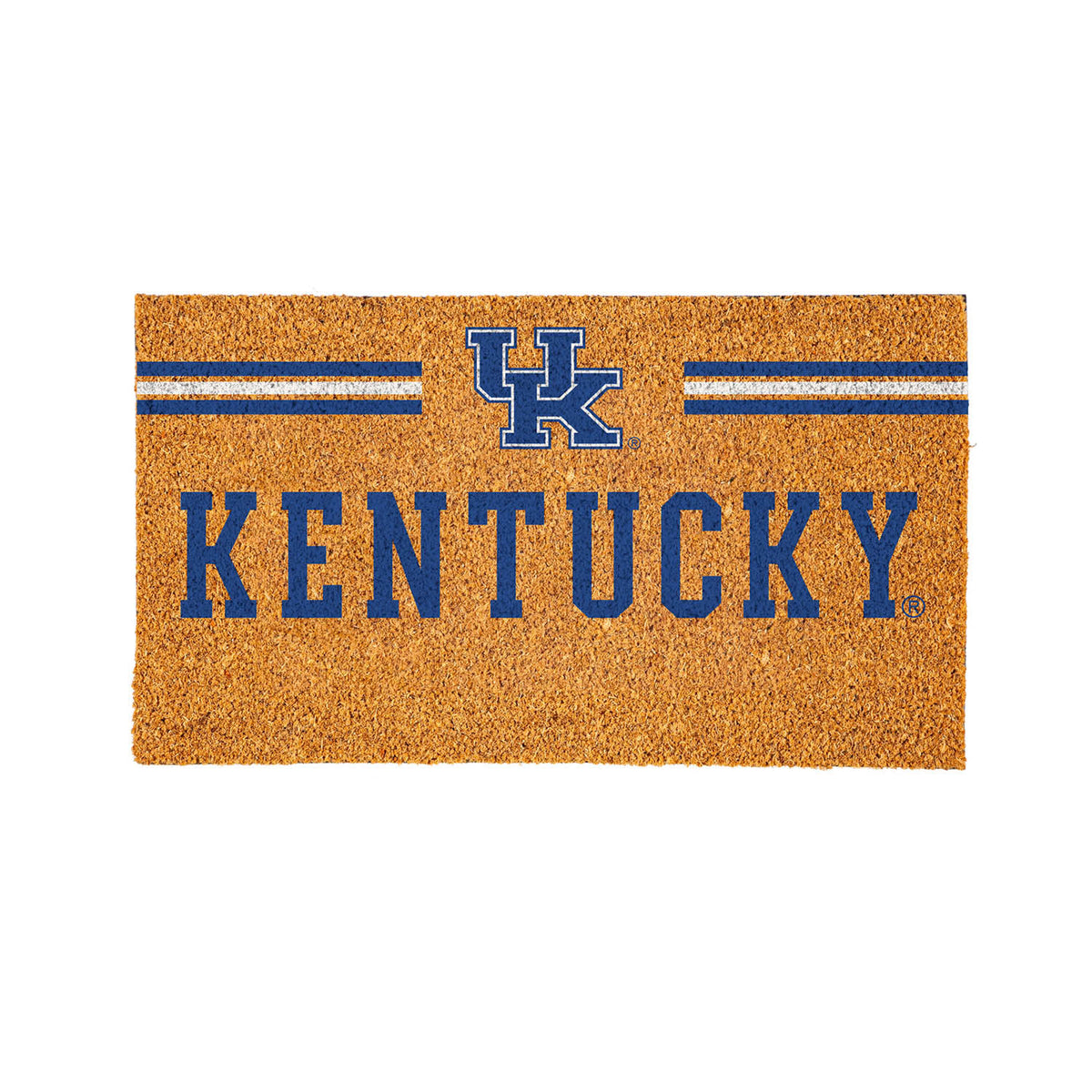 University of Kentucky Personalized Mat, Natural Coir with Color Logo, 30" x 18", Slide 11 of 15
