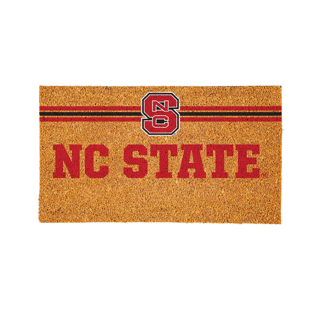 North Carolina State University Personalized Mat, Natural Coir with Color Logo, 30" x 18", Slide 13 of 15