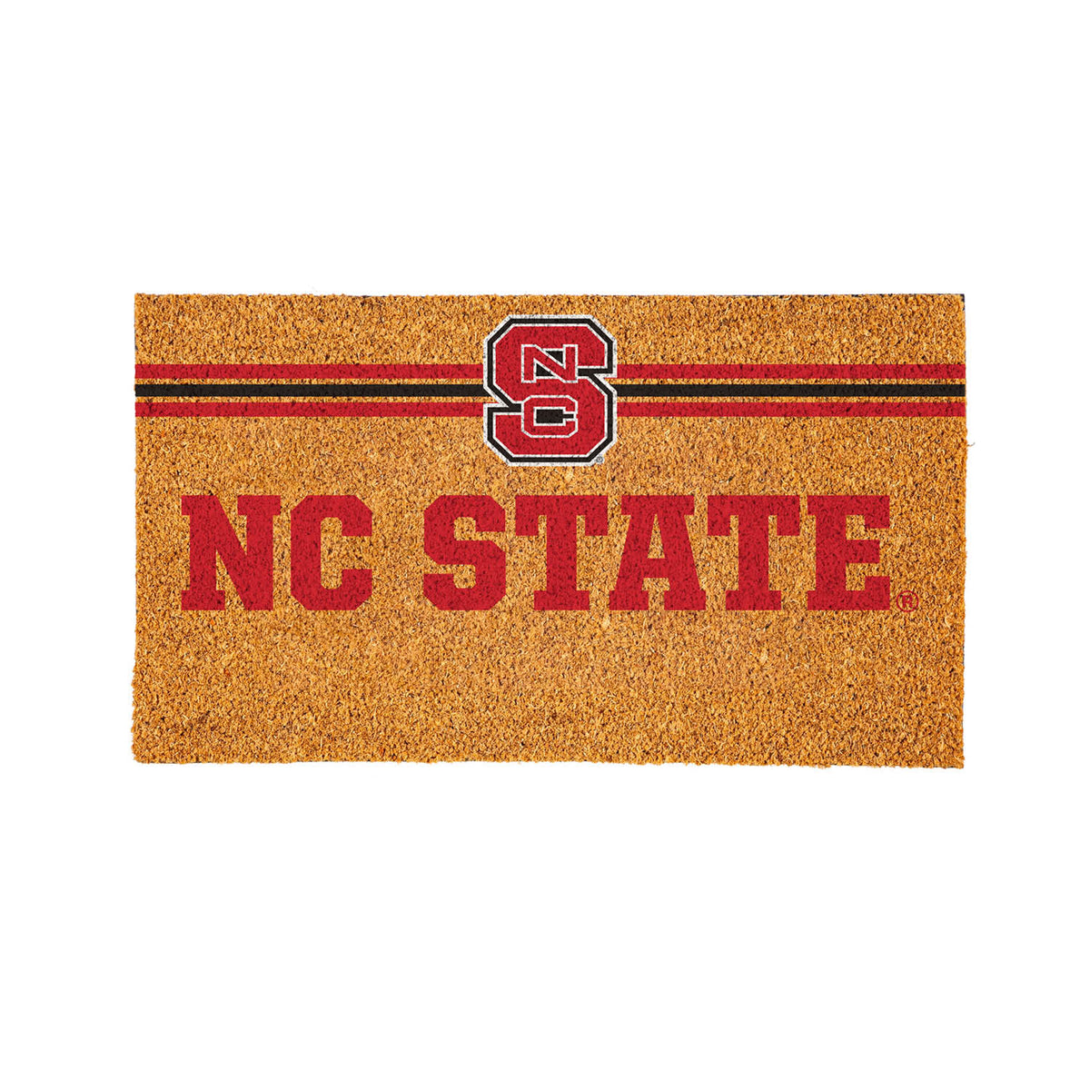 North Carolina State University Personalized Mat, Natural Coir with Color Logo, 30" x 18", Slide 13 of 15