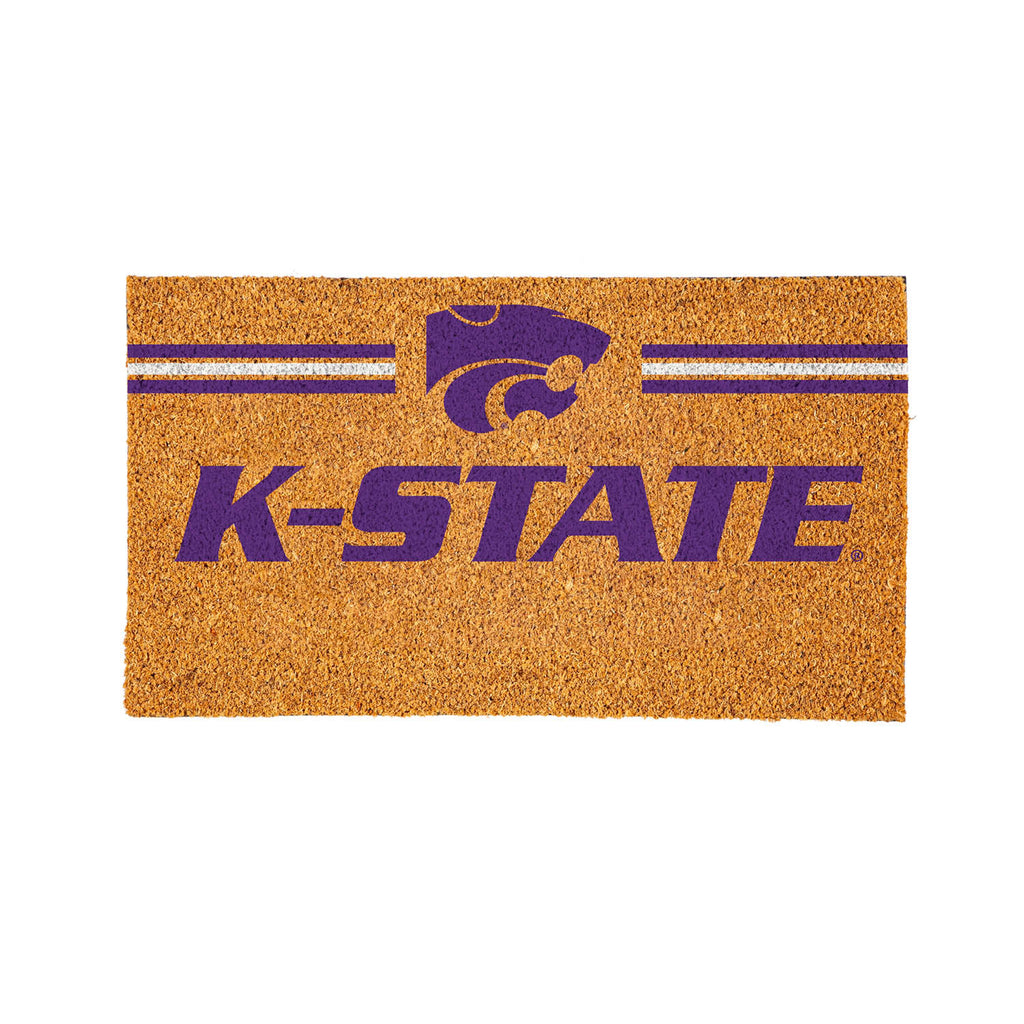 Kansas State University Personalized Mat, Natural Coir with Color Logo, 30" x 18", Slide 13 of 15