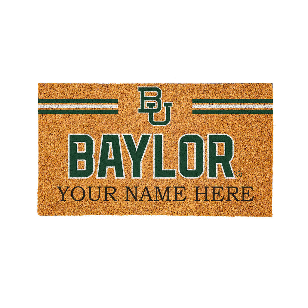 Baylor University Personalized Mat, Natural Coir with Color Logo, 30" x 18", Slide 12 of 16