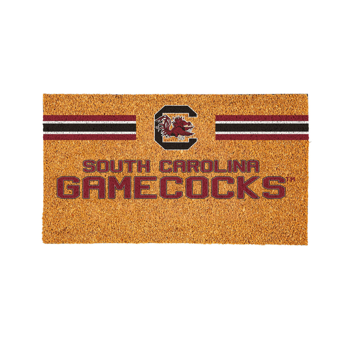 University of South Carolina Personalized Mat, Natural Coir with Color Logo, 30" x 18", Slide 11 of 15
