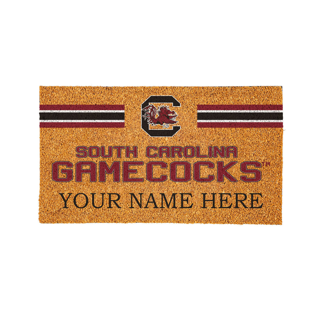 University of South Carolina Personalized Mat, Natural Coir with Color Logo, 30" x 18", Slide 14 of 15