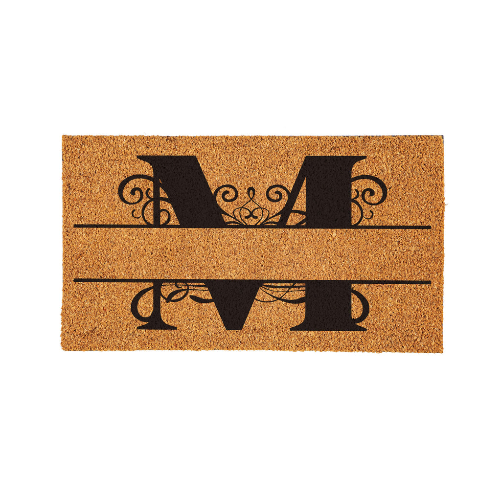 Personalized Scroll Monogram Coir Mat 18"x30", Slide 40 of 40