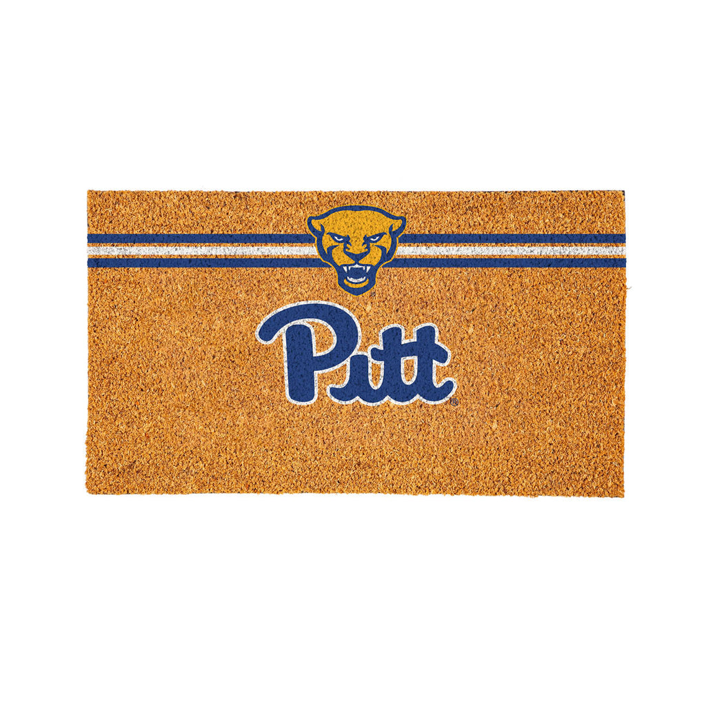 University of Pittsburgh Personalized Mat, Natural Coir with Color Logo, 30" x 18", Slide 13 of 15