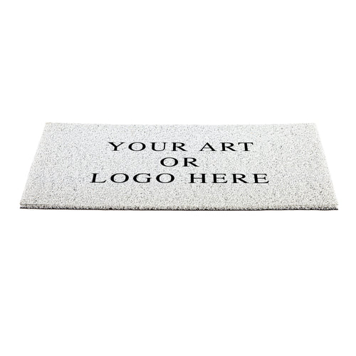 Upload Your Own Art, 16"x28" White Trapper Mat