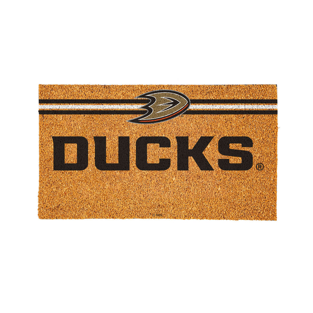 Anaheim Ducks Personalized Mat, Natural Coir with Color Logo, Slide 12 of 15