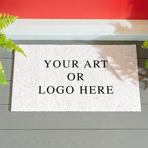 Upload Your Own Art, 16"x28" White Trapper Mat, Slide 2 of 5