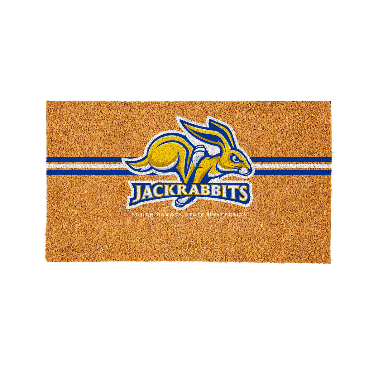 South Dakota State University Personalized Mat, Natural Coir with Color Logo, 30" x 18", Slide 13 of 15
